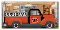 Cincinnati Bengals Best Dad Truck 6" x 12" Sign