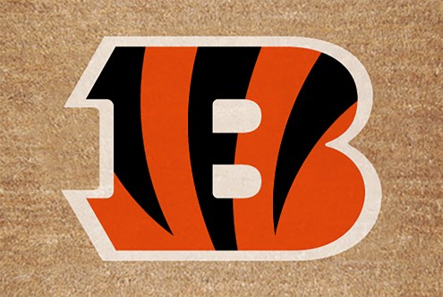 Cincinnati Bengals Colored Logo Door Mat