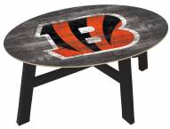 Cincinnati Bengals Distressed Wood Coffee Table