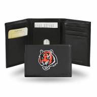 Cincinnati Bengals Embroidered Leather Tri-Fold Wallet