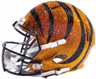 Cincinnati Bengals Full Size Swarovski Crystal Football Helmet