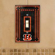 Cincinnati Bengals Glass Single Light Switch Plate Cover