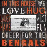 Cincinnati Bengals In This House 10" x 10" Picture Frame