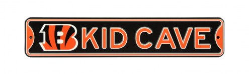 Cincinnati Bengals Kid Cave Street Sign