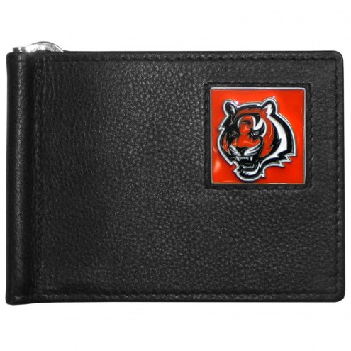 Cincinnati Bengals Leather Bill Clip Wallet