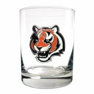 Cincinnati Bengals Logo Rocks Glass - Set of 2