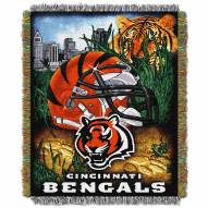 Cincinnati Bengals NFL Woven Tapestry Throw