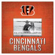 Cincinnati Bengals Team Name 10" x 10" Picture Frame