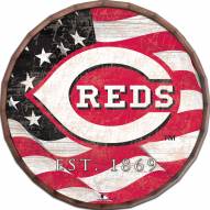 Cincinnati Reds 16" Flag Barrel Top