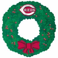 Cincinnati Reds 16" Team Wreath Sign