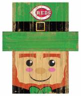 Cincinnati Reds 19" x 16" Leprechaun Head
