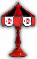 Cincinnati Reds 21" Glass Table Lamp