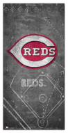 Cincinnati Reds 6" x 12" Chalk Playbook Sign