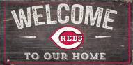 Cincinnati Reds 6" x 12" Welcome Sign