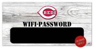 Cincinnati Reds 6" x 12" Wifi Password Sign