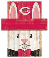 Cincinnati Reds 6" x 5" Easter Bunny Head