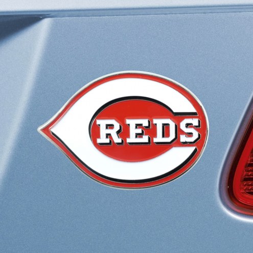 Cincinnati Reds Color Car Emblem