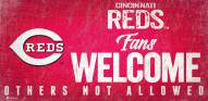 Cincinnati Reds Fans Welcome Sign