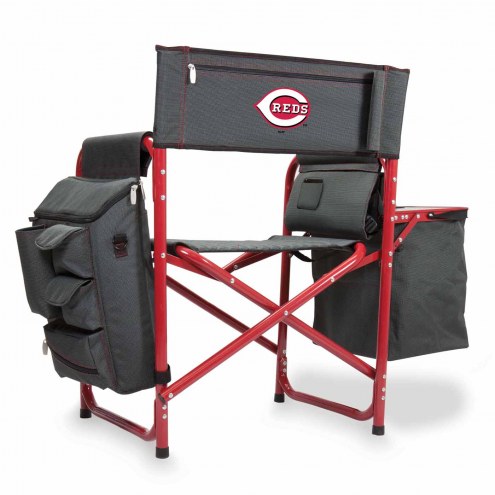 Cincinnati Reds Gray/Red Fusion Folding Chair
