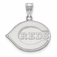 Cincinnati Reds Sterling Silver Medium Pendant