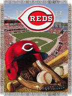 Cincinnati Reds MLB Woven Tapestry Throw Blanket