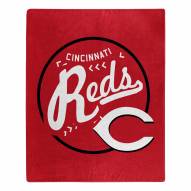 Cincinnati Reds Moonshot Raschel Throw Blanket