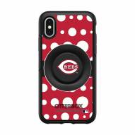 Cincinnati Reds OtterBox Symmetry Polka Dot PopSocket iPhone Case