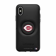 Cincinnati Reds OtterBox Symmetry PopSocket iPhone Case