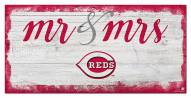 Cincinnati Reds Script Mr. & Mrs. Sign