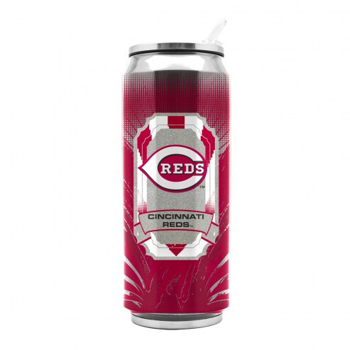 Cincinnati Reds Stainless Steel Thermo Can
