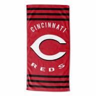 Cincinnati Reds Stripes Beach Towel
