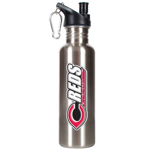 Cincinnati Reds 26 oz. Water Bottle with Pop-Up Spout