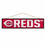 Cincinnati Reds Wood Avenue Sign