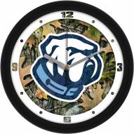 Citadel Bulldogs Camo Wall Clock