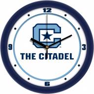 Citadel Bulldogs Traditional Wall Clock