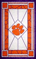 Clemson Tigers 11" x 19" Stained Glass Sign