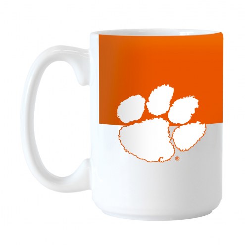 Clemson Tigers 15 oz. Colorblock Sublimated Mug