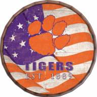 Clemson Tigers 16" Flag Barrel Top