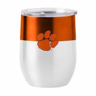 Clemson Tigers 16 oz. Gameday Stainless Curved Beverage Tumbler