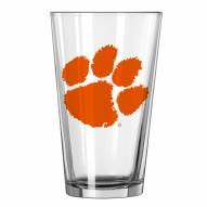 Clemson Tigers 16 oz. Letterman Pint Glass