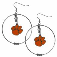 Clemson Tigers 2" Hoop Earrings