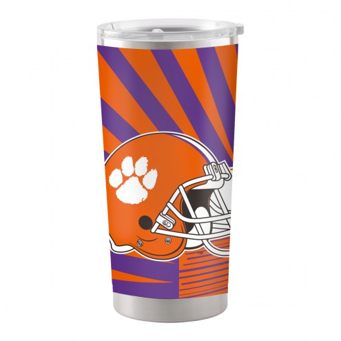 Clemson Tigers 20 oz. Mascot Stainless Steel Tumbler