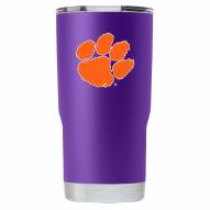 Clemson Tigers 20 oz. Stainless Steel Powder Coated Tumbler
