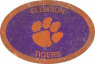 Clemson Tigers 46" Team Color Oval Sign