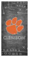 Clemson Tigers 6" x 12" Chalk Playbook Sign