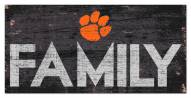Clemson Tigers 6" x 12" Family Sign