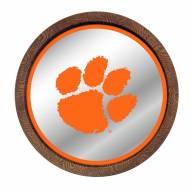 Clemson Tigers Barrel Top Mirrored Wall Sign