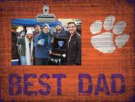 Clemson Tigers Best Dad Clip Frame