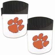 Clemson Tigers Chip Clip Magnet with Bottle Opener - 2 Pack