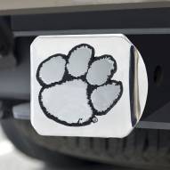 Clemson Tigers Chrome Metal Hitch Cover